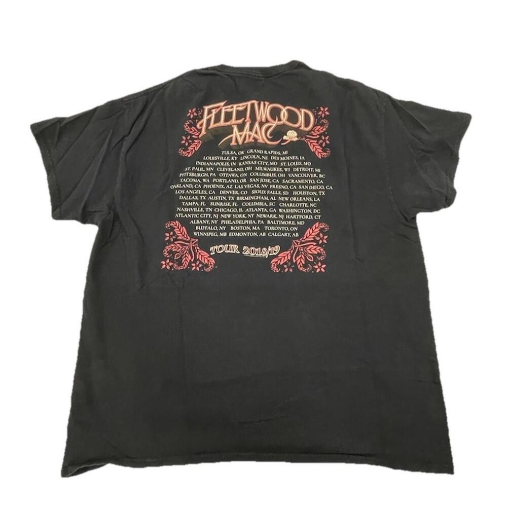Fleetwood Mac In Concert 2018 - 2019 Tour tee t-shirt XL tag softstyle H62 - Picture 2 of 3